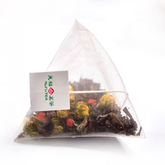 TenFu Guiren Tea White Camellia Fruit Tea Chinese Wolfberry Tea Bag 48g TenFu Guiren Tea White Camellia Fruit Tea Chinese Wolfberry Tea Bag 48g