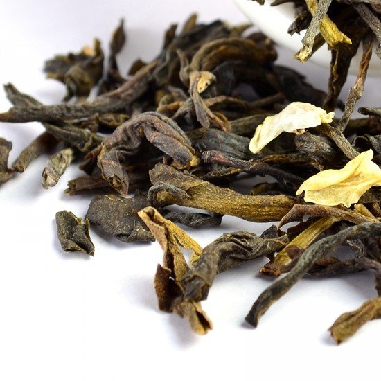 Jasmine Green Tea Loose Leaf Chinese Tea-TenFu Jing Wei Spiral(Bilo) Jasmine Tea