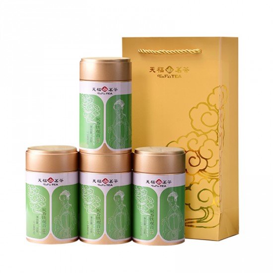 Charcoal-baked Tieh Kwan Yin Tea Gift Caddies 300G