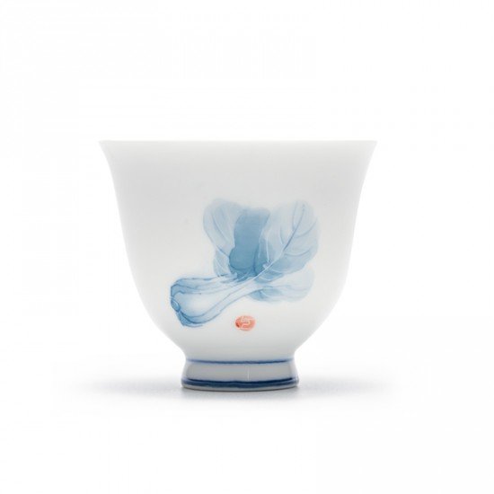 Handmade Qinghua Porcelain Tea Cup-Personal Single Cup Handmade Qinghua Porcelain Tea Cup-Personal Single Cup