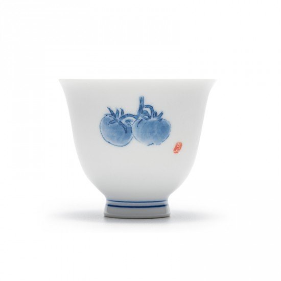 Handmade Qinghua Porcelain Tea Cup-Personal Single Cup Handmade Qinghua Porcelain Tea Cup-Personal Single Cup