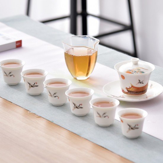 Dehua White Porcelain Chinese Kung Fu Tea Set Tea Ceremony Teaware Dehua White Porcelain Chinese Kung Fu Tea Set Tea Ceremony Teaware
