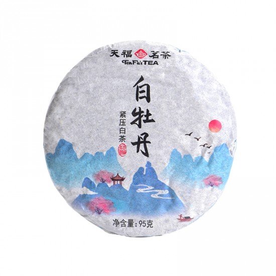 Exquisite White Peony White Tea Cake - 95g Exquisite White Peony White Tea Cake - 95g