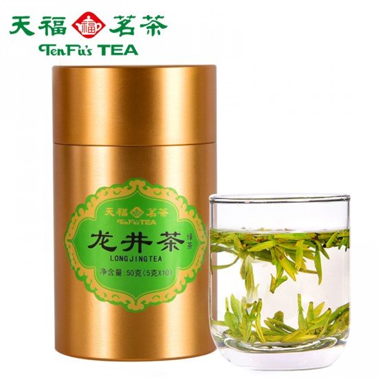 Premium Early Spring Ming Qian Dragon Well Long Jing Green Tea-Loose Leaf-TenFu's TEA Premium Early Spring Ming Qian Dragon Well Long Jing Green Tea-Loose Leaf-TenFu's TEA